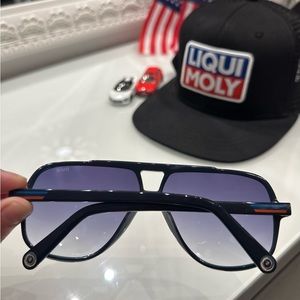 Dark navy BMW aviator sunglasses
